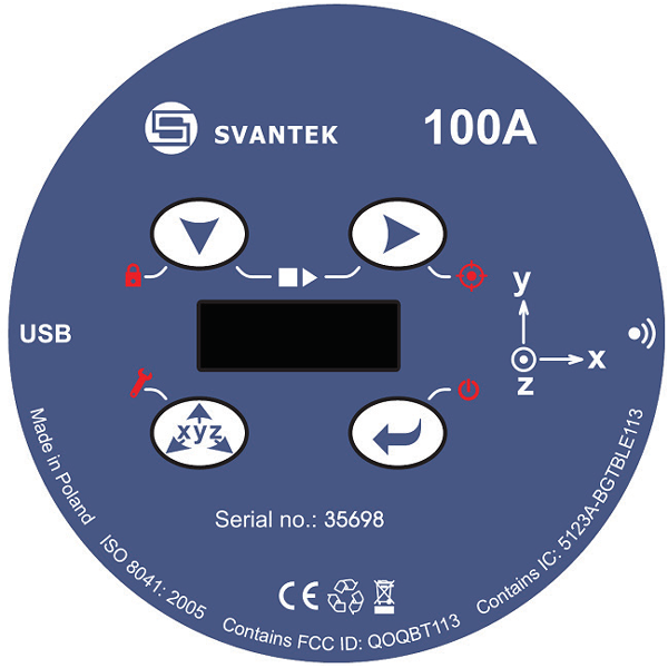 1) Svantek SV100A Whole body vibration meter 4