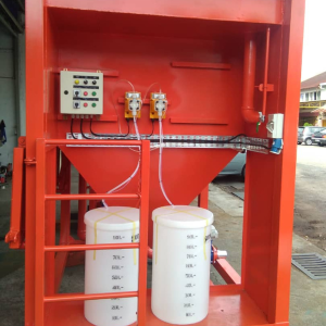 AISYS ECM silty water treatment system tank