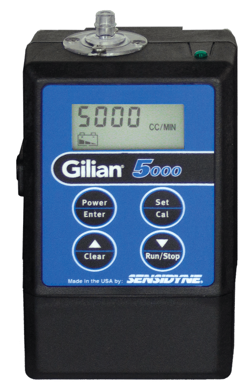 Power-Series_Gilian-5000-copy Gilian 5000 Personal Air Sampling Pump — official Sensidyne/Gilian product image